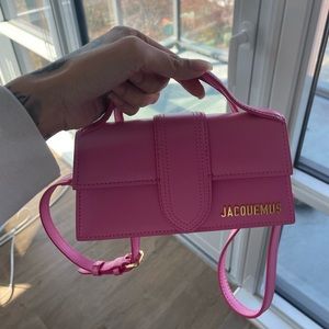Jacquemus pink les classique le bambino bag